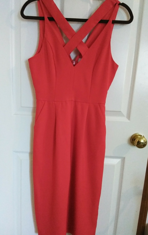 Adelyn Rae red Jumper cullote xs. - Picture 4 of 6